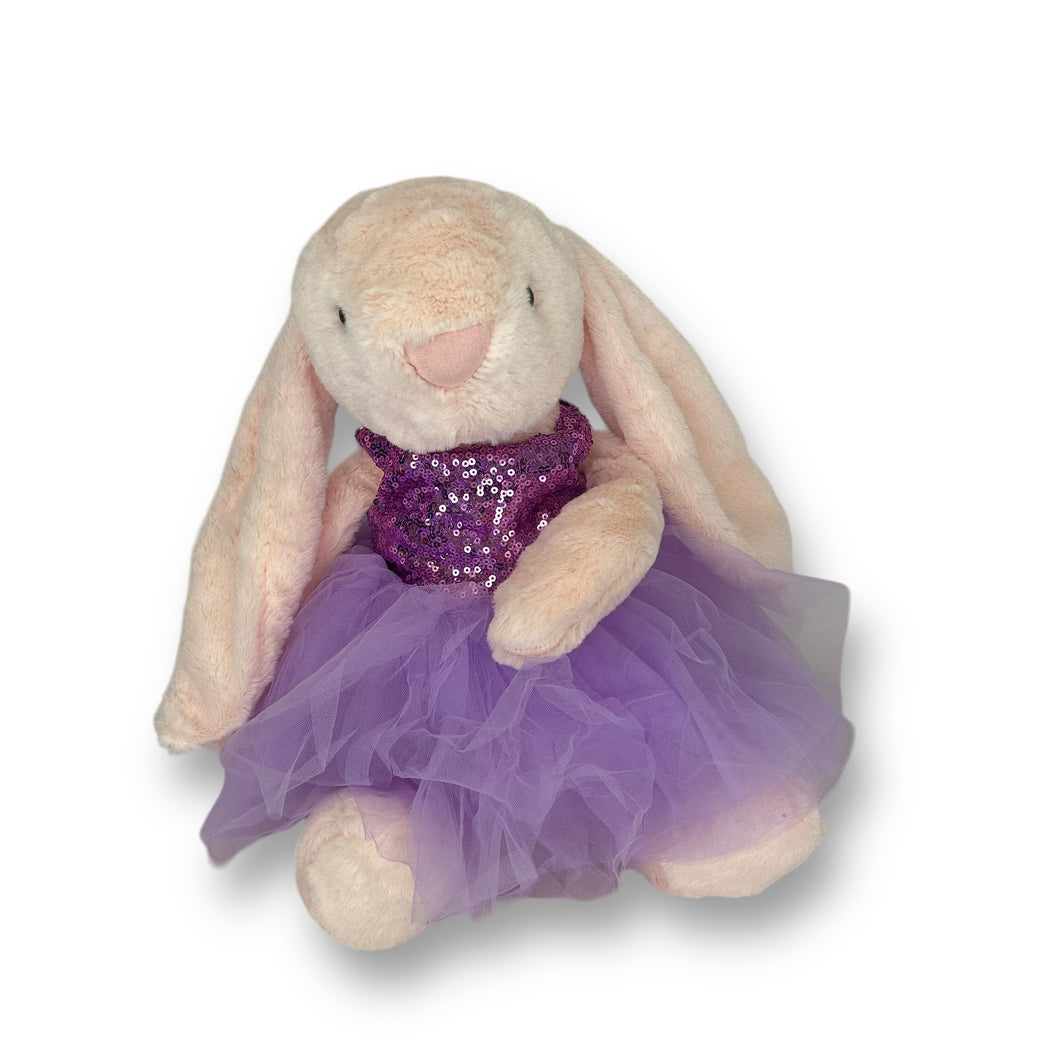 45cm Bunny | Kirby with Purple Sequin Tutu Dress