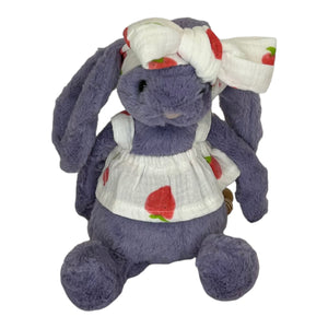 30cm or 35cm Bunny | Riley with Strawberry Top and Headband