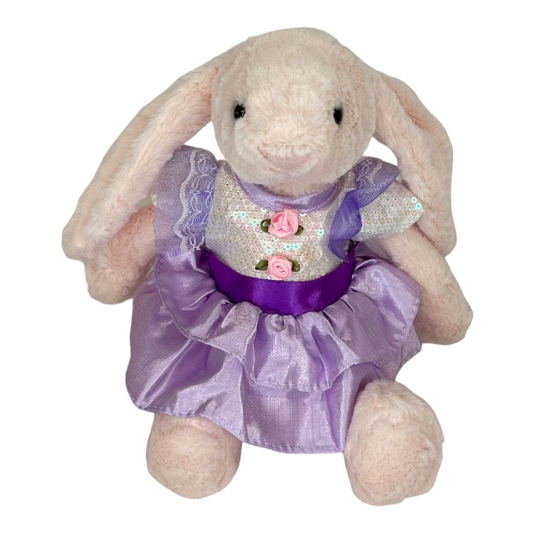 30cm Bunny | Kirby with Purple and Rose Dress