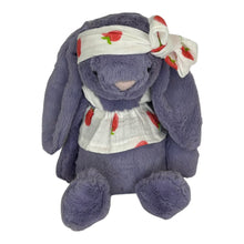 Load image into Gallery viewer, 30cm or 35cm Bunny | Riley with Strawberry Top and Headband
