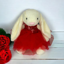 Load image into Gallery viewer, 45cm Bunny | Blake with Red Sequin Tutu Dress
