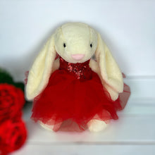 Load image into Gallery viewer, 45cm Bunny | Blake with Red Sequin Tutu Dress
