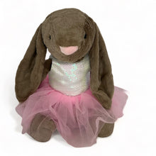 Load image into Gallery viewer, 45cm Bunny | Avery with Pink and White Sequin Tutu Dress
