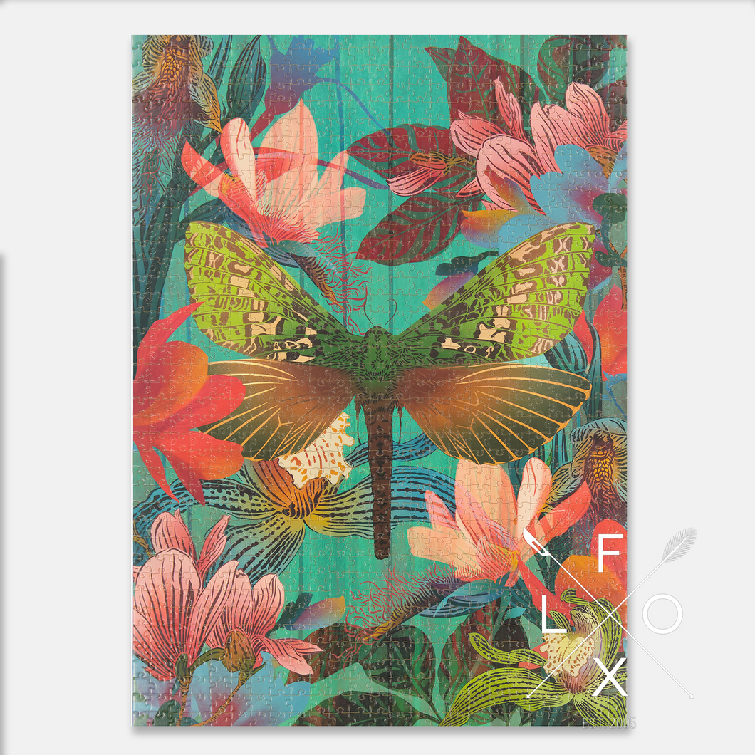 Magnolia and Moth Puzzle by Flox